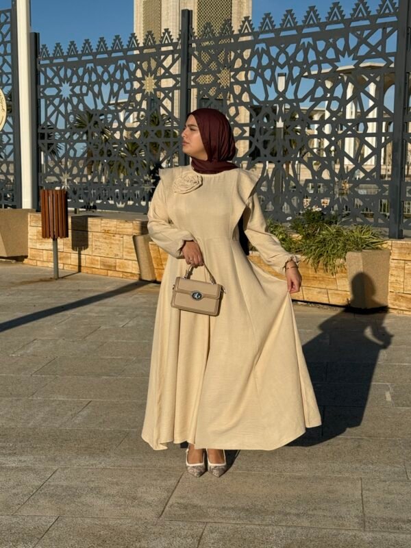 Robe Flora Beige
