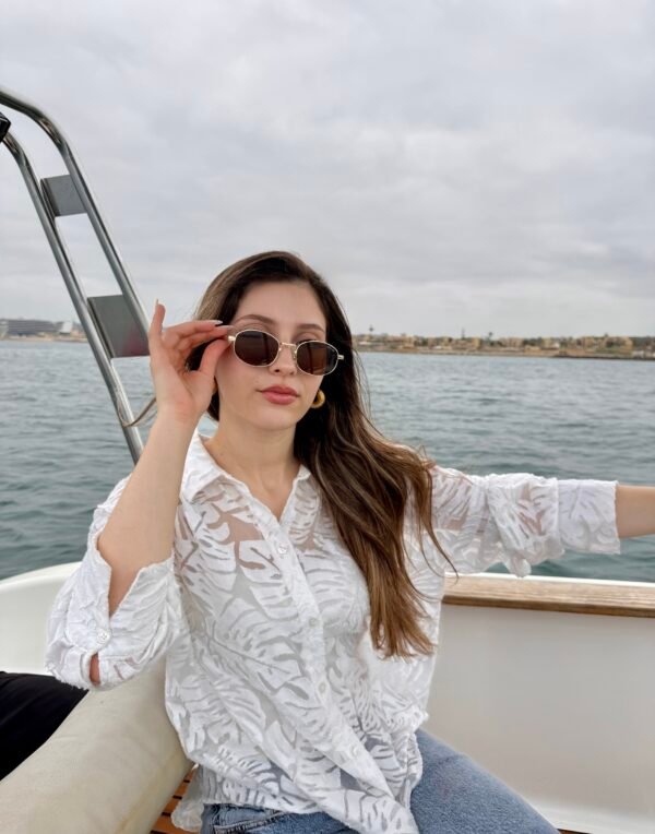 Lunette éclat marron
